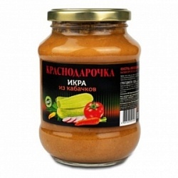 Икра Краснодарочка 480г Кабачковая с/б Икра Краснодарочка 480г Кабачковая с/б