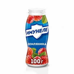 Напиток кисломол Имунеле 100г Земляника 1,2%