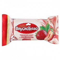 Сырок Вкуснотеево 40г творож. глазир Клубника 16%