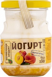 Йогурт Фермерский продукт 230г Термостатный Персик 1,5% ст/стакан