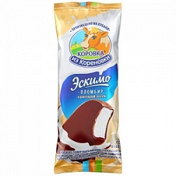 Коровка из Кореновки Мороженое 70г пломбир Эскимо в шок.глаз.