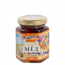 Стоевъ мед 250гр гречишный ст/б Стоевъ мед 250гр гречишный ст/б