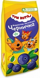 Мармелад желейный Три Кота Черничка 105г, Конфаэль