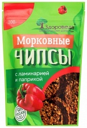 Чипсы Здороведа 100г морковные с ламинарией и паприкой