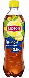 Напиток Липтон 0,5л Холодный чай Лимон пэт