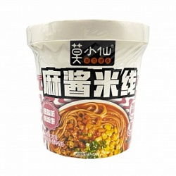 Лапша Мо Ксяо Ксян 108г Рисовая с кунжутным соусом Лапша Мо Ксяо Ксян 108г Рисовая с кунжутным соусом
