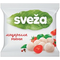 Сыр мягкий Савушкин 250г Моцарелла мини 45%