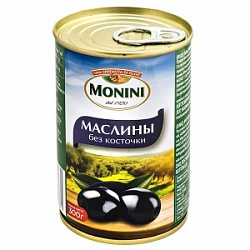 Маслины Монини 300г б/к ж/б