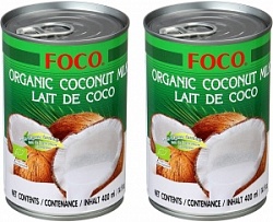 Молоко FOCO 400мл Кокосовое органические ж/б