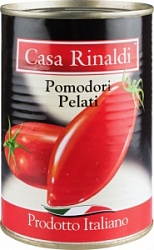 Каза Ринальди помидоры очищенные в том/соку 400г ж/б