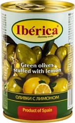 Иберика Оливки с лимоном 300г б/к ж/б