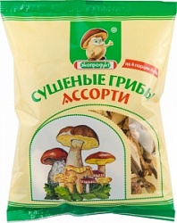Экопродукт Грибы 50гр Ассорти сушеные