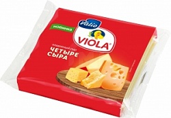 Сыр Виола 140г плавленный Четыре сыра Тост