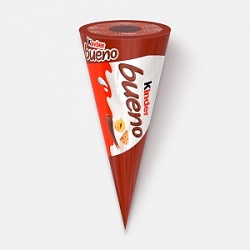 Мороженое Киндер Буэно 62г Классик в вафельном конусе (20)