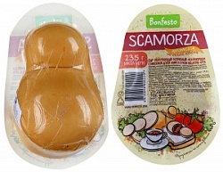 Сыр Туровский МЗ 235г Скаморца копченый 45%