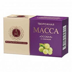 Масса творожная А. Ростагрокомплекс 80г с изюмом м.д.ж. 13%