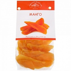 Гранд Мастер манго 200г сушеное