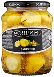 Патиссоны Бояринъ 720мл /680г с/б