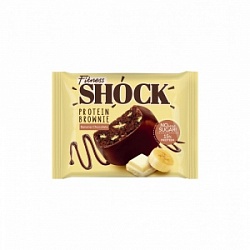 Брауни Фитнес Шок 50г Банановый протеин 15%
