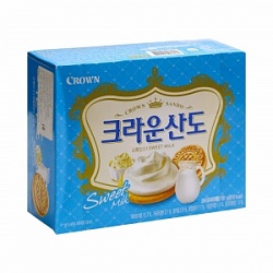 Печенье-сэндвич Краун 161г затяжное Сливочный Крем