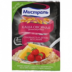 Каша Мистраль 40г овсянная Стройность и детокс Каша Мистраль 40г овсянная Стройность и детокс