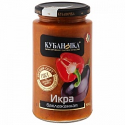 Икра Кубаночка 360г Баклажанная ст/б