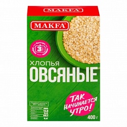 Хлопья Макфа 400г Овсяные