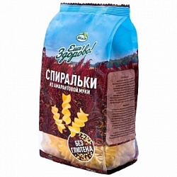 Макароны Ешь ЗдорОво 250г Спиральки из амарантовой б/глютена