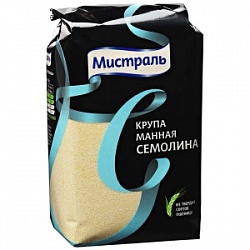 Крупа Мистраль 450г Манная Семолина