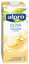 Напиток Альпро 1л Соевый со вкусом ванили обогащенный кальцием и витаминами т/п Бельгия