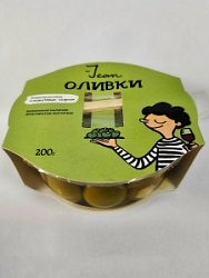 Оливки JEAN 200г фаршированные сливочным сыром