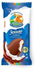 Коровка из Кореновки мороженое 70г пломбир эскимо в белом бельг шок
