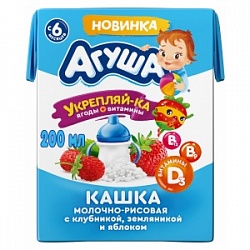 Каша Агуша Засып-ка 200г Рис-Ябл-Земл-Клубн