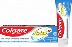Зубная паста Колгейт Тотал 75 мл Профессиональная чистка