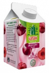Йогурт Чабан 430мл ВИШНЯ 1,6% п/пак