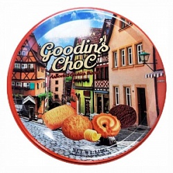 Печенье Гудинс 110г сдобное ассорти ж/б(оранжевая)