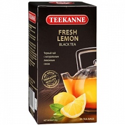 Чай Тикане 25*2г Фреш Лимон черный