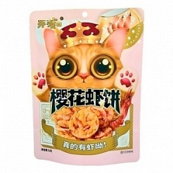Чипсы Catah Yu Mi 52г Кукурузные со вкусом креветки вишневой