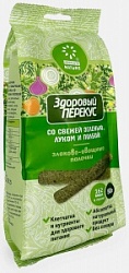 Злаково-овощные палочки Здоровый перекус 50г со свежей зеленью,луком и полбой Злаково-овощные палочки Здоровый перекус 50г со свежей зеленью,луком и полбой