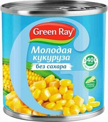 Кукуруза Грин Рей 425мл молочная б/сахара ж/б ключ
