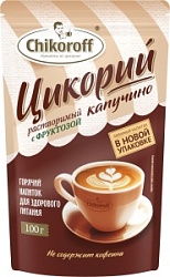 Капучино Чикороф 100г с цикорием на фруктозе д/п