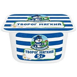 Творог Простоквашино 120г мягкий нежный 5%