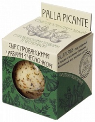 Сыр полутвердый Palla Picante 160г Прованские травы и чесночок 50%