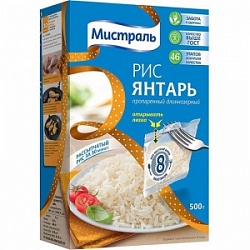 Рис Мистраль 5х80г Янтарь