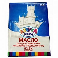 Масло Азбука 100г Традиционное сладко-сливочное 82,5%
