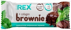 Пирожное ПротеинРекс 50г Брауни Мятное с коллагеном Пирожное ПротеинРекс 50г Брауни Мятное с коллагеном