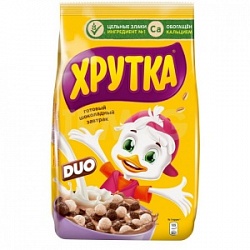 *Готовые завтраки Хрутка Дуо 230г Шарики пакет