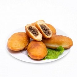 Пирожки жареные с печенью и картофелем 40г