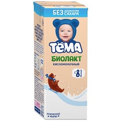 Биолакт Тема 206 г кисломолочный без сахара 3,4% ТВА