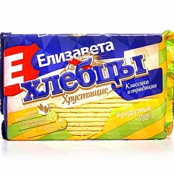 Хлебцы Елизавета 90г Хрустящие кукурузные 100%